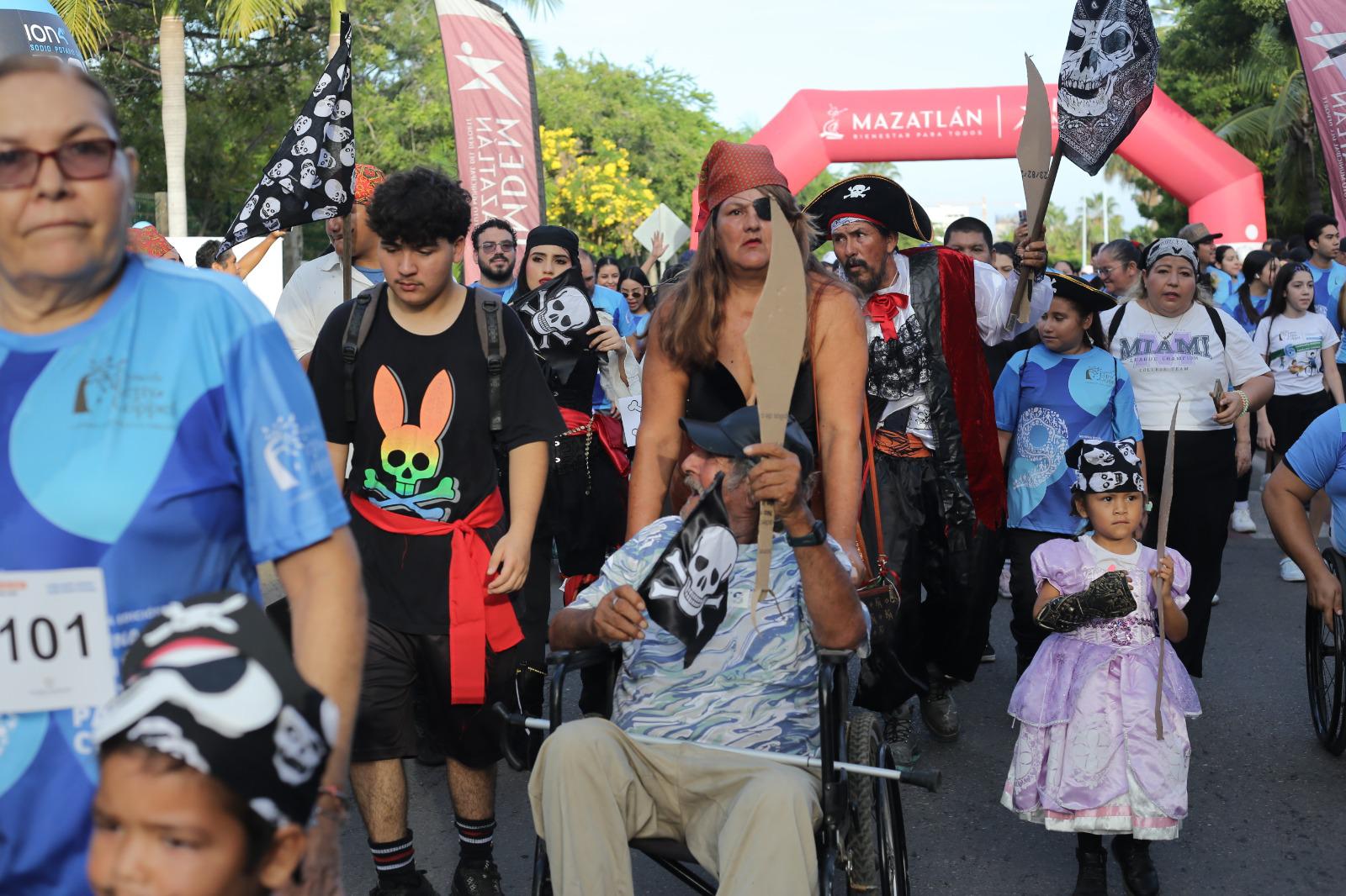 $!¡Inclusión y solidaridad! Mazatlán corre con el corazón en Carrera por la Parálisis Cerebral