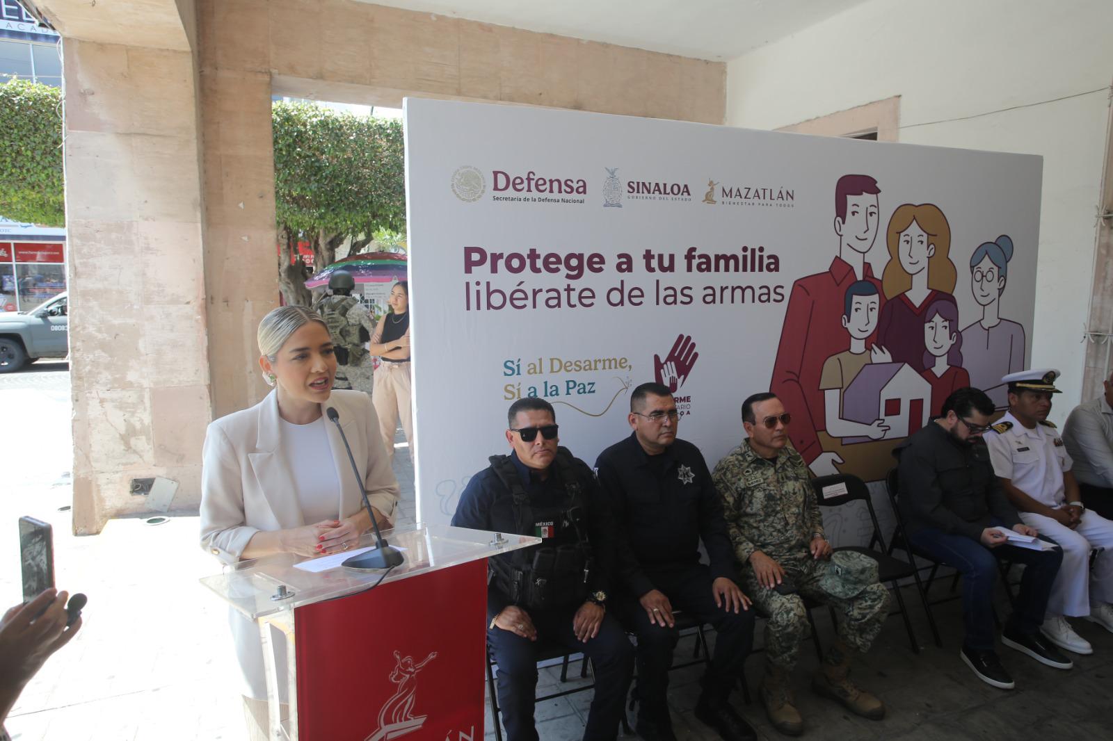 $!Ponen en marcha en Mazatlán campaña de desarme voluntario