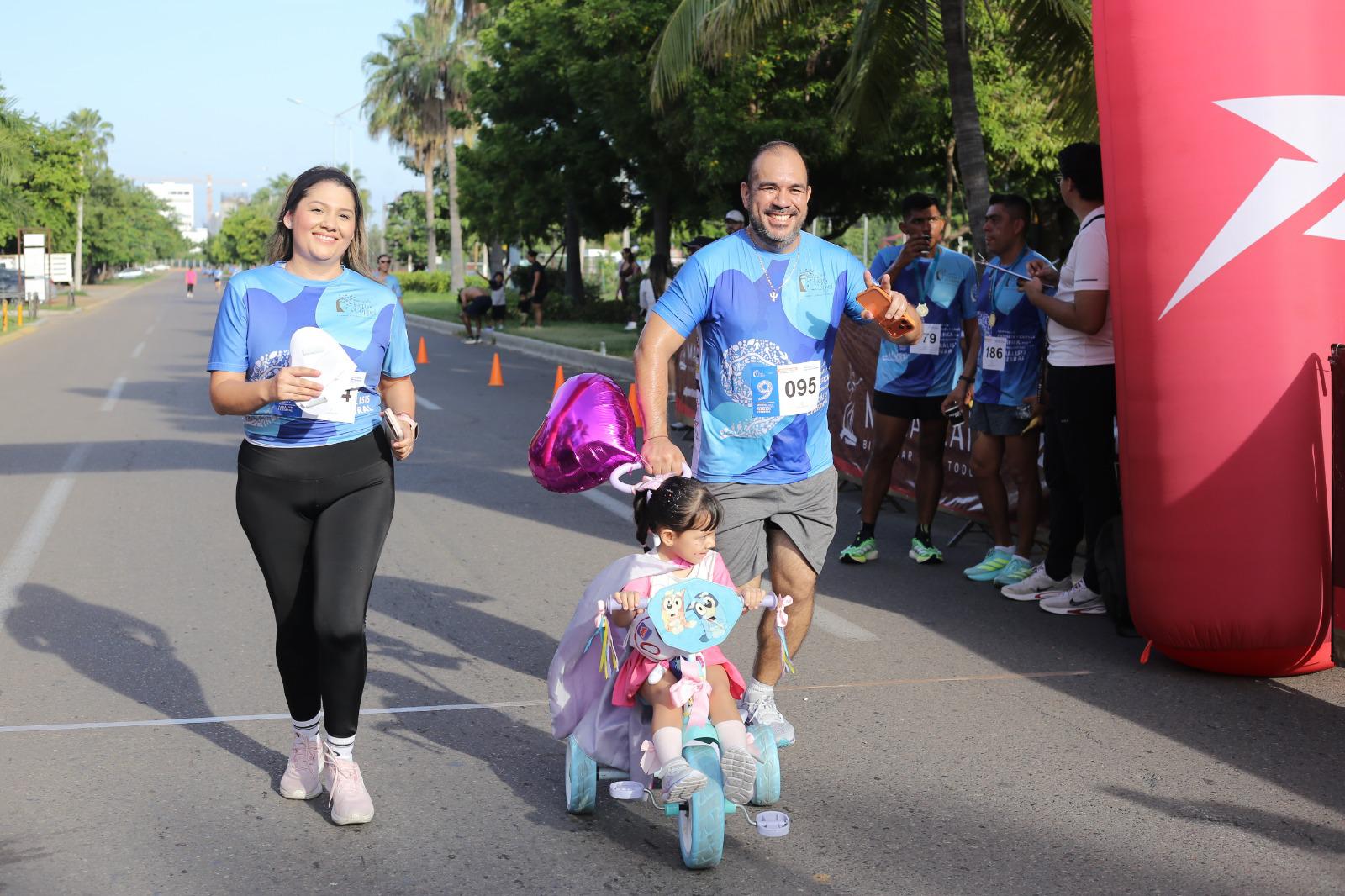 $!¡Inclusión y solidaridad! Mazatlán corre con el corazón en Carrera por la Parálisis Cerebral