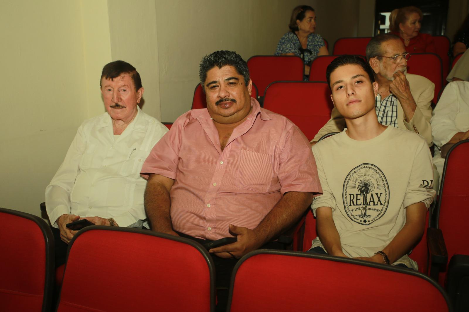 $!Germán Lizárraga, José Quiroz y Carlos Puente.