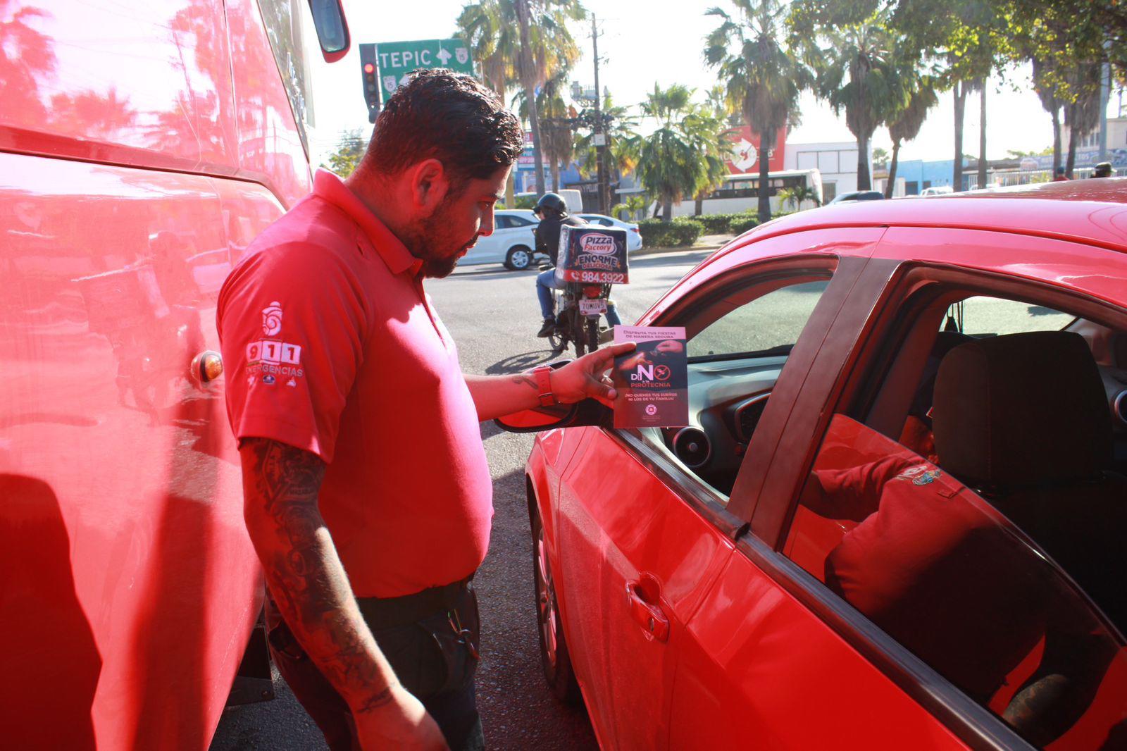 $!Arranca en Mazatlán la campaña ‘Di no al Uso de Pirotecnia’