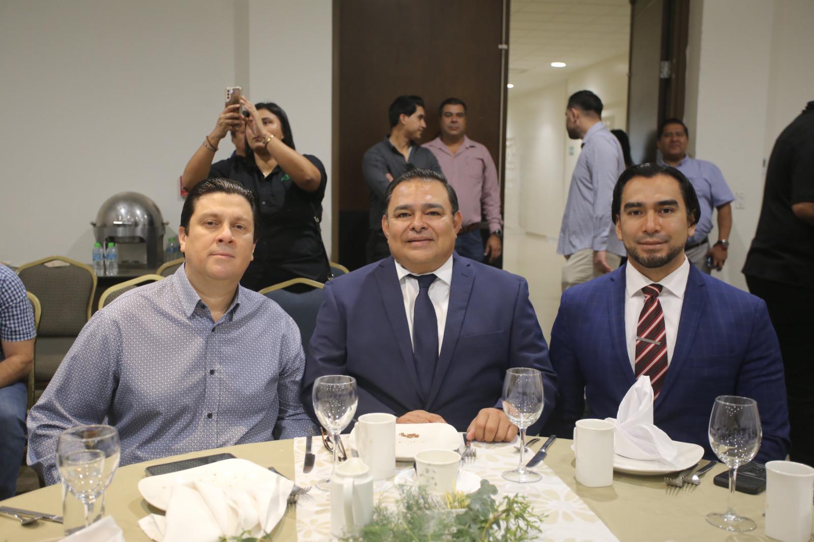 $!Pedro Luis Rochín, Luis Enrique Cortez y Óscar Cortez Sarabia.