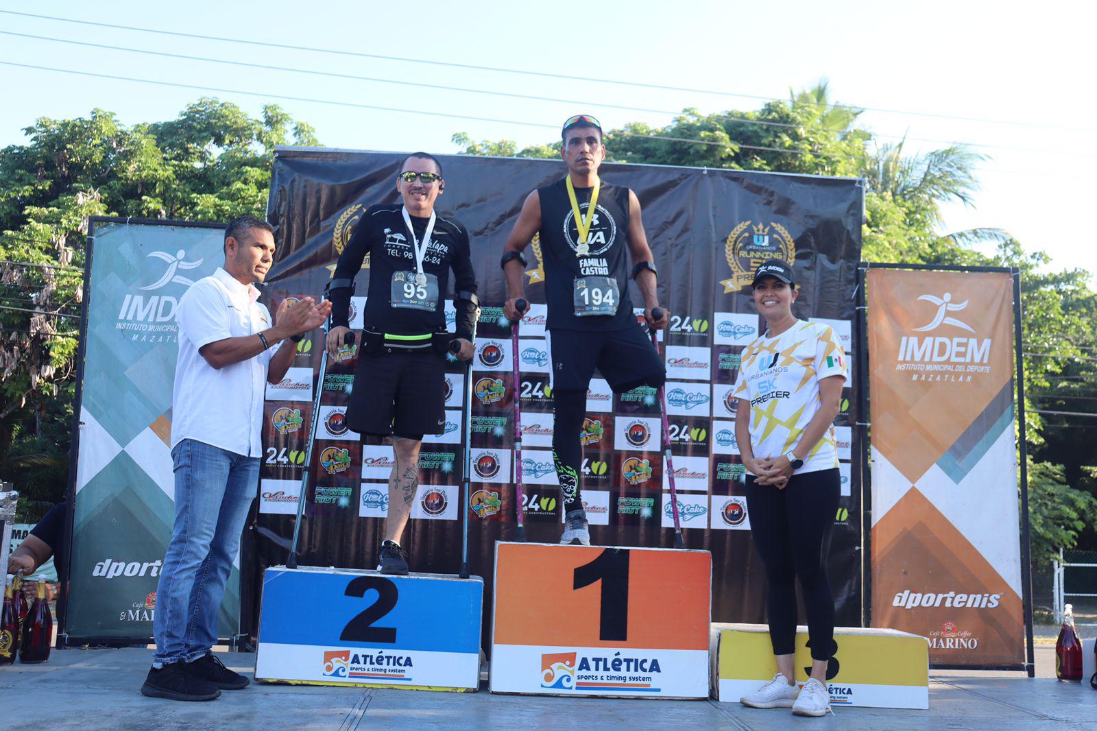 $!Daniela García y Fernando Martínez ganan la Elite de la Urbanianos Premiere 5K