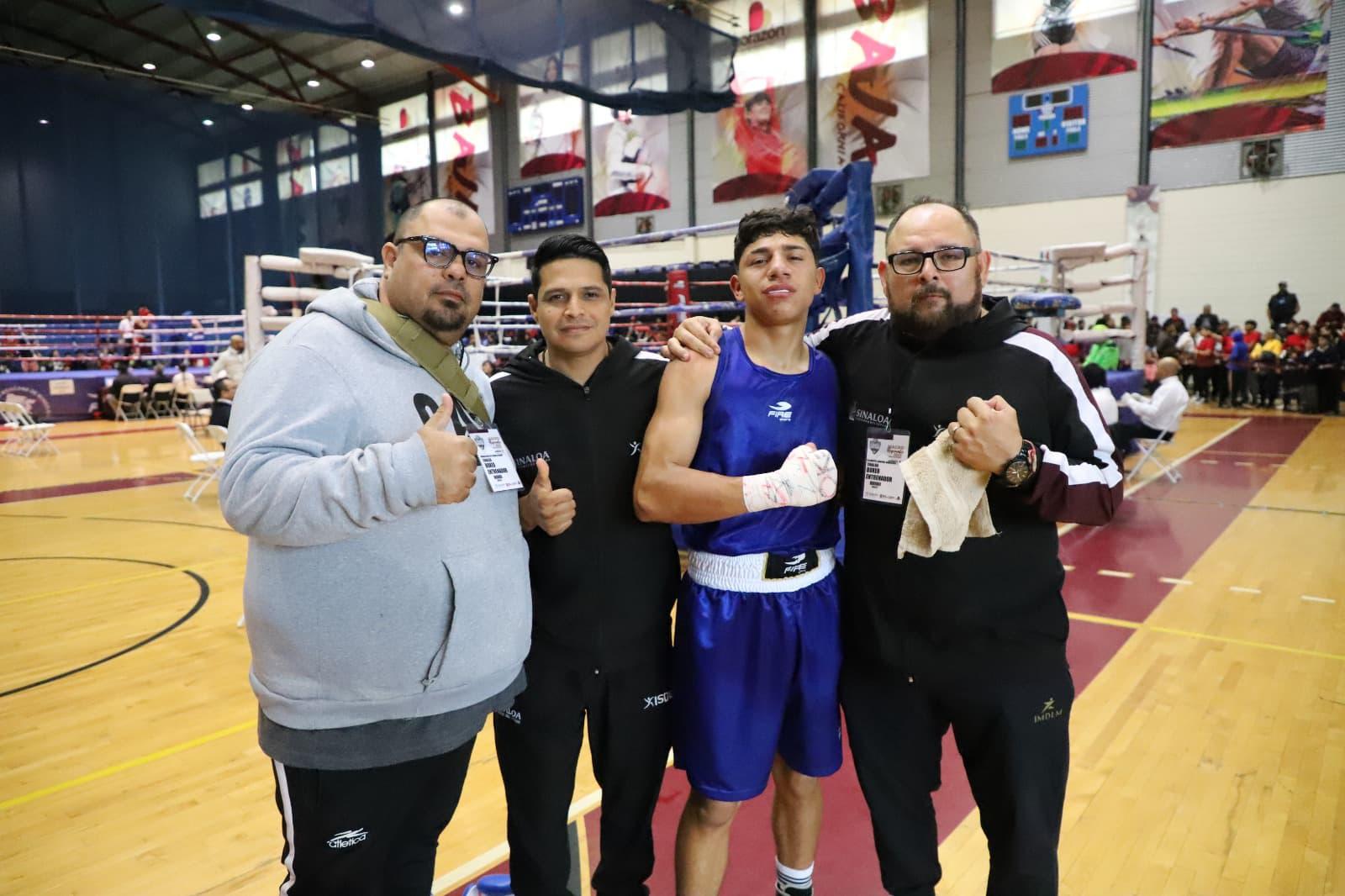 $!Mazatleco Jorge Nieblas va por el bicampeonato de la Olimpiada Nacional de Boxeo