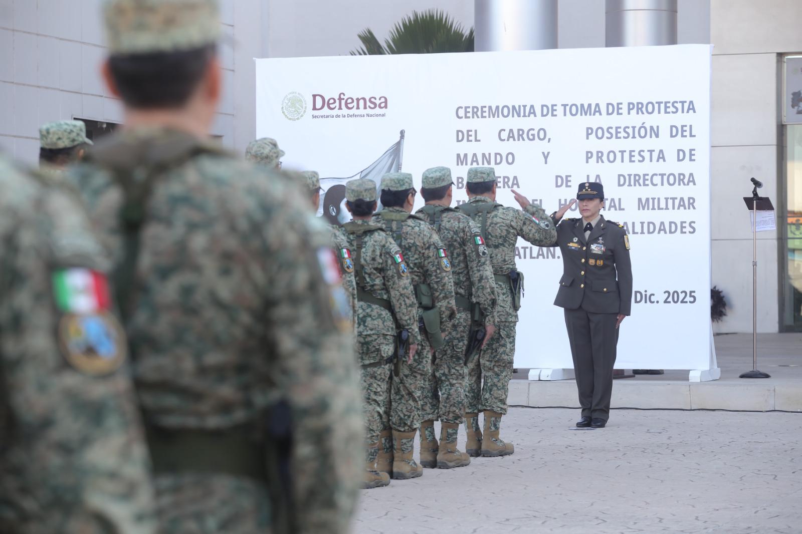 $!Toma posesión directora interina del Hospital Militar Regional de Especialidades de Mazatlán