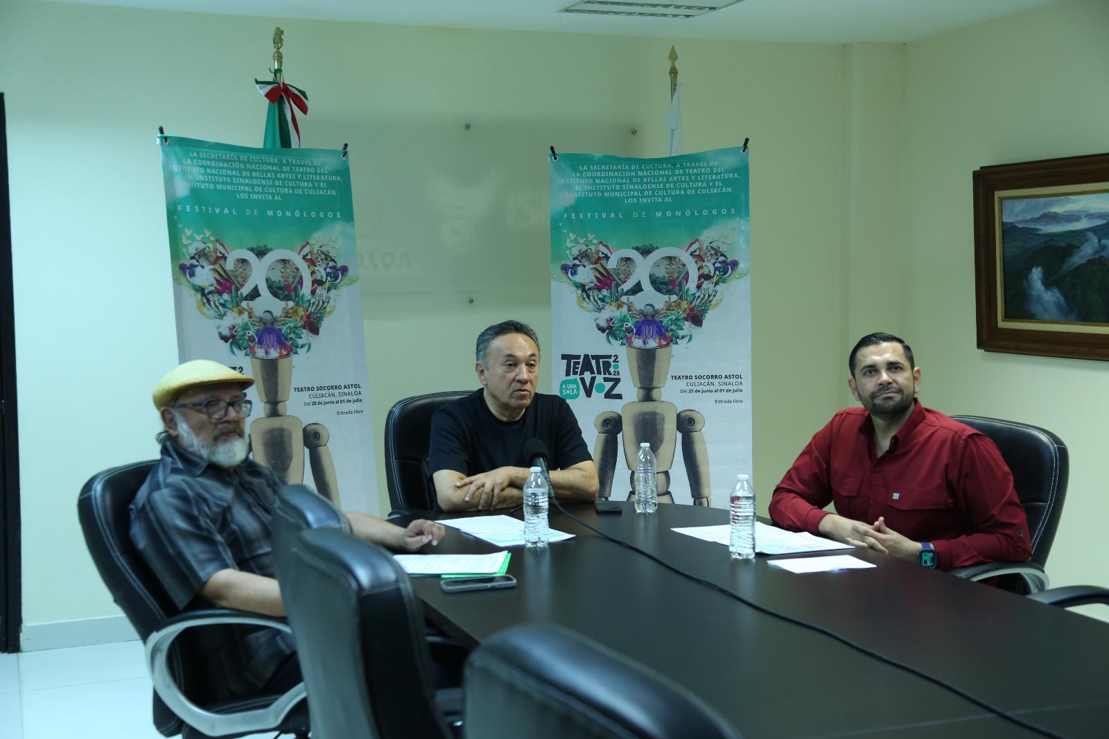 $!Autoridades dan detalles del Festival de Monólogos.