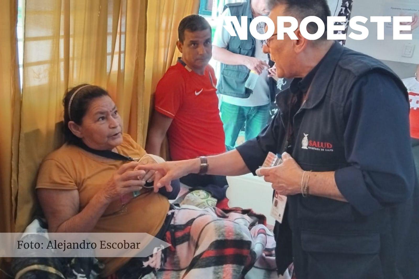 $!Fueron 23 personas en Las Aguamitas que tuvieron que pasar la noche en un albergue por inundaciones