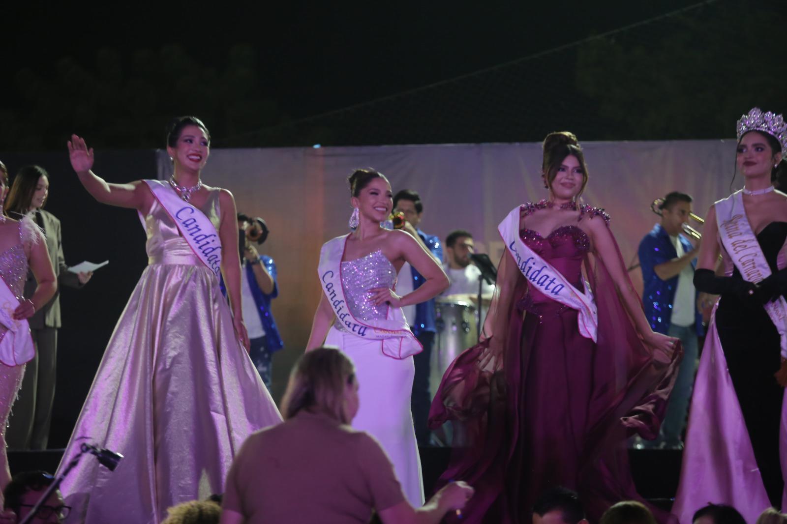$!Eileen Cruz y Guillermo Orrante toman ventaja en el primer cómputo del Carnaval de Mazatlán 2026