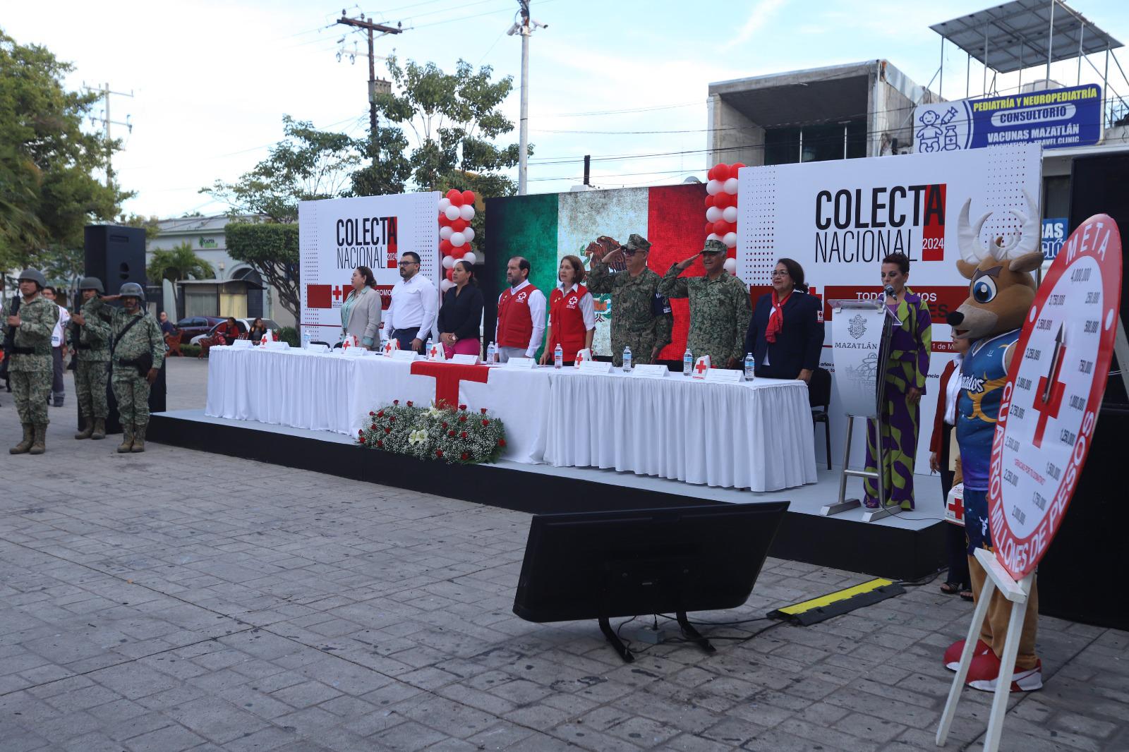 $!Arranca Colecta Nacional 2024 de la Cruz Roja Mazatlán con la meta de recabar $4.4 millones