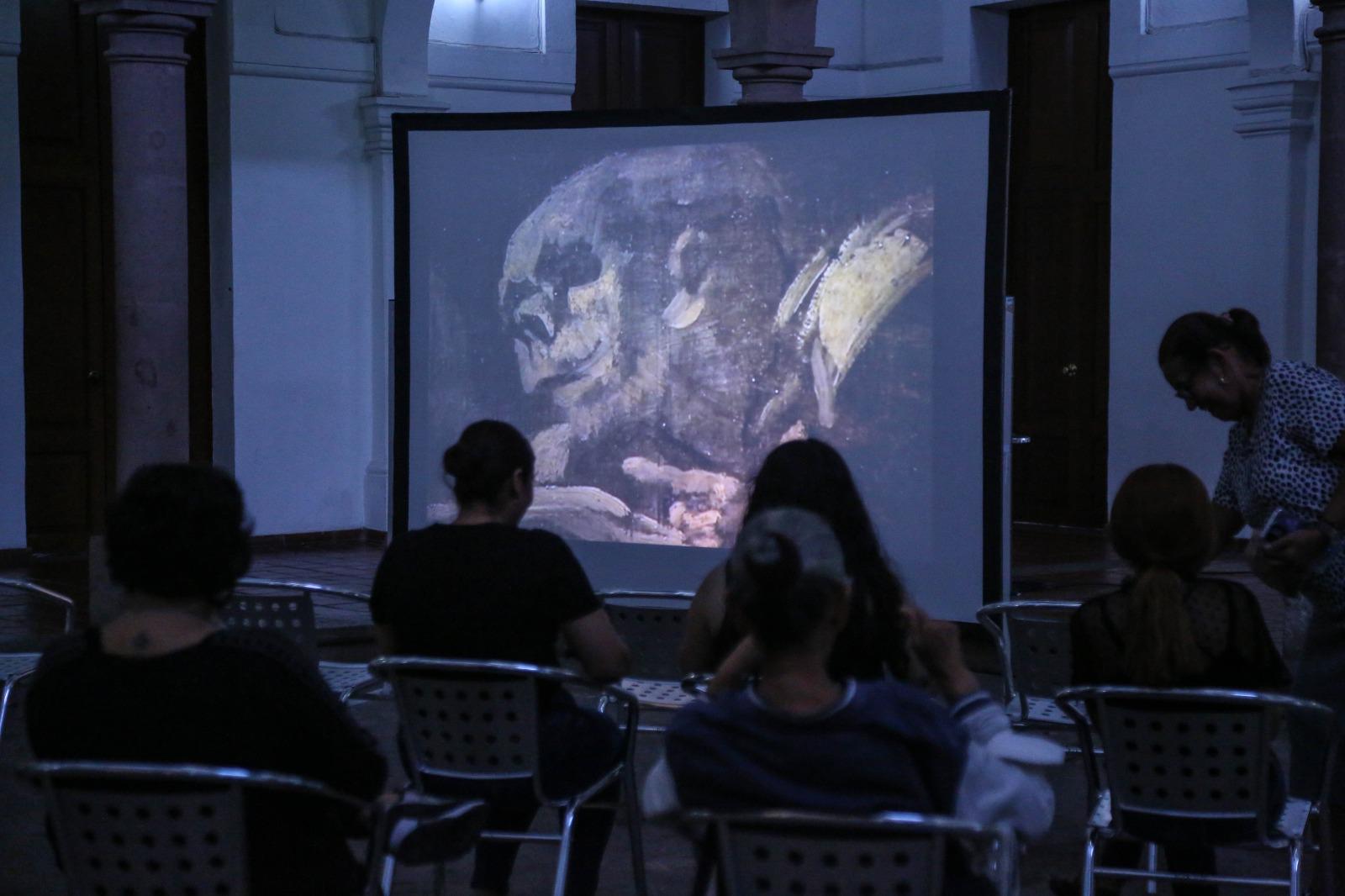 $!También se realizó la proyección de un documental sobre la vida y obra del pintor español Francisco de Goya.