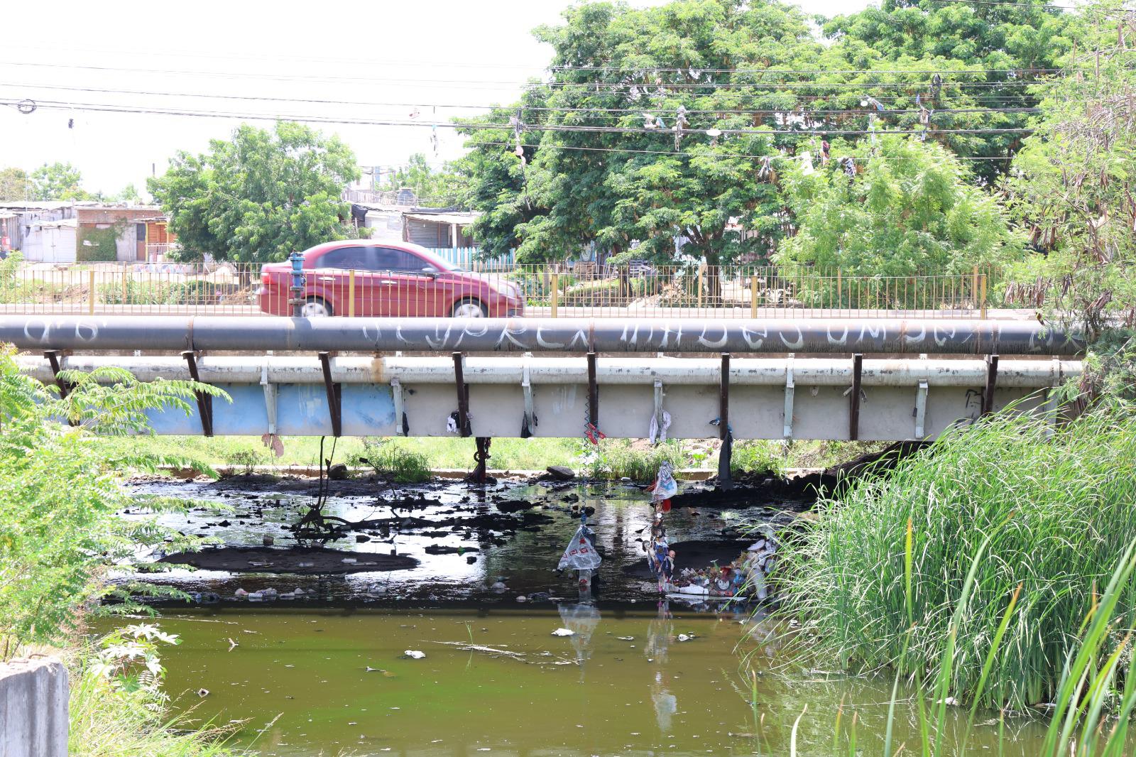 $!Vecinos denuncian basura y maleza en el Arroyo Jabalines pese a labores de limpieza