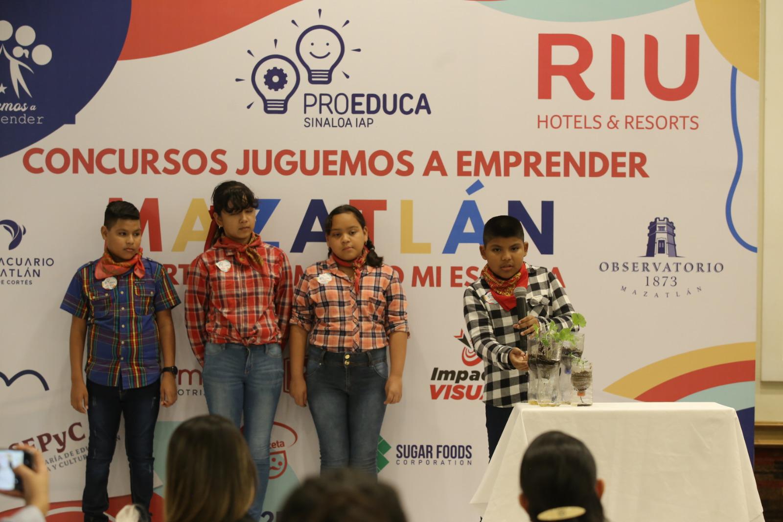 $!Celebran colorido concurso ‘Juguemos a Emprender’, en Mazatlán