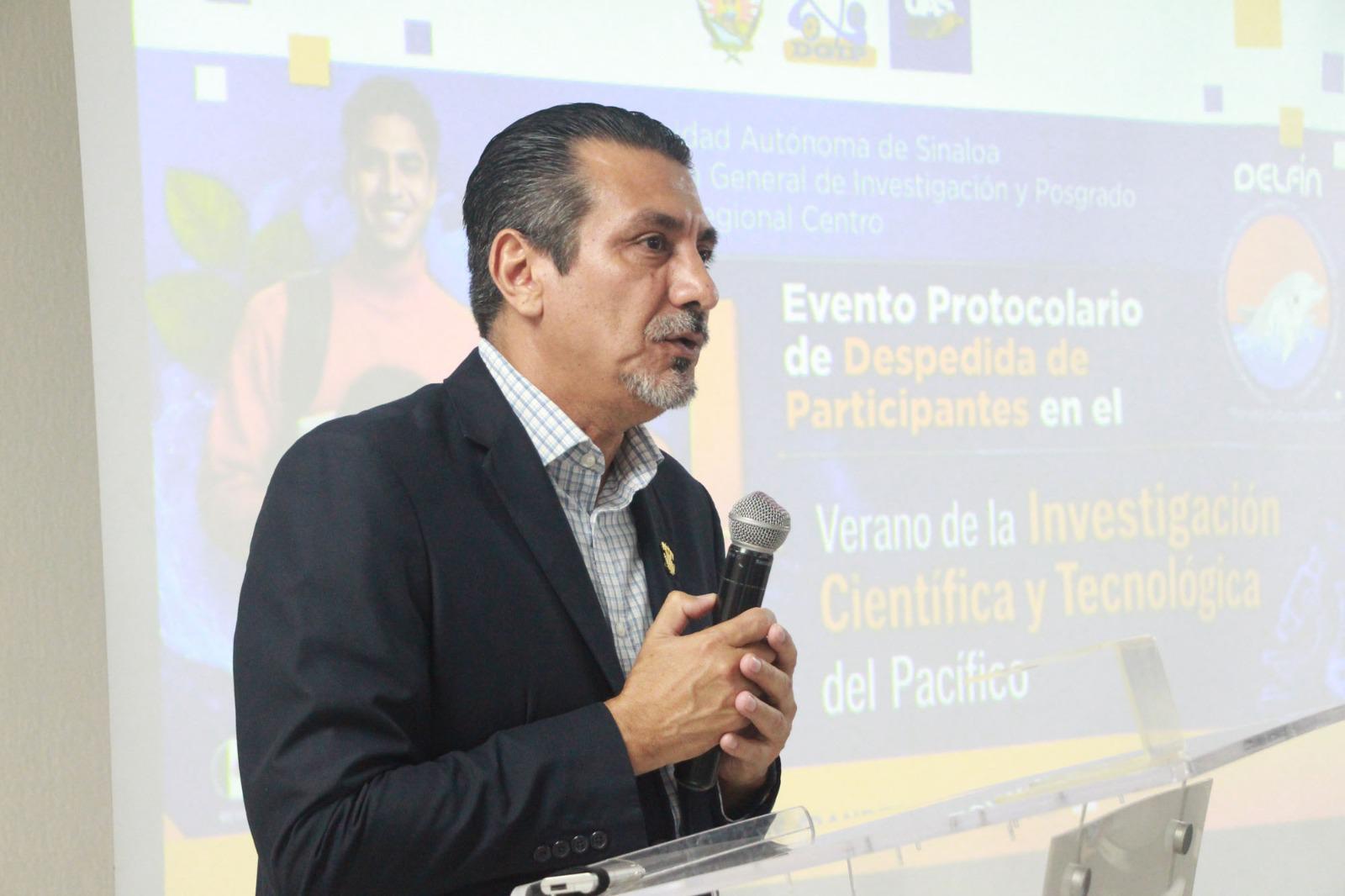 $!Da la UAS cálida despedida a delegación de 519 estudiantes que participan en el 31° Verano de la Investigación Científica y Tecnológica del Pacífico (DELFÍN)