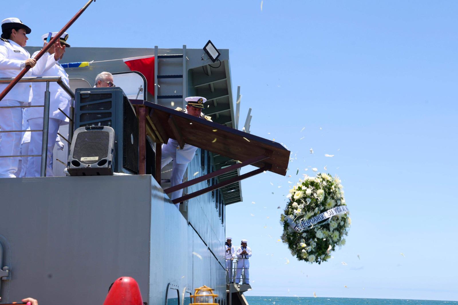 $!Celebran en Mazatlán el 83 aniversario del Día de la Marina