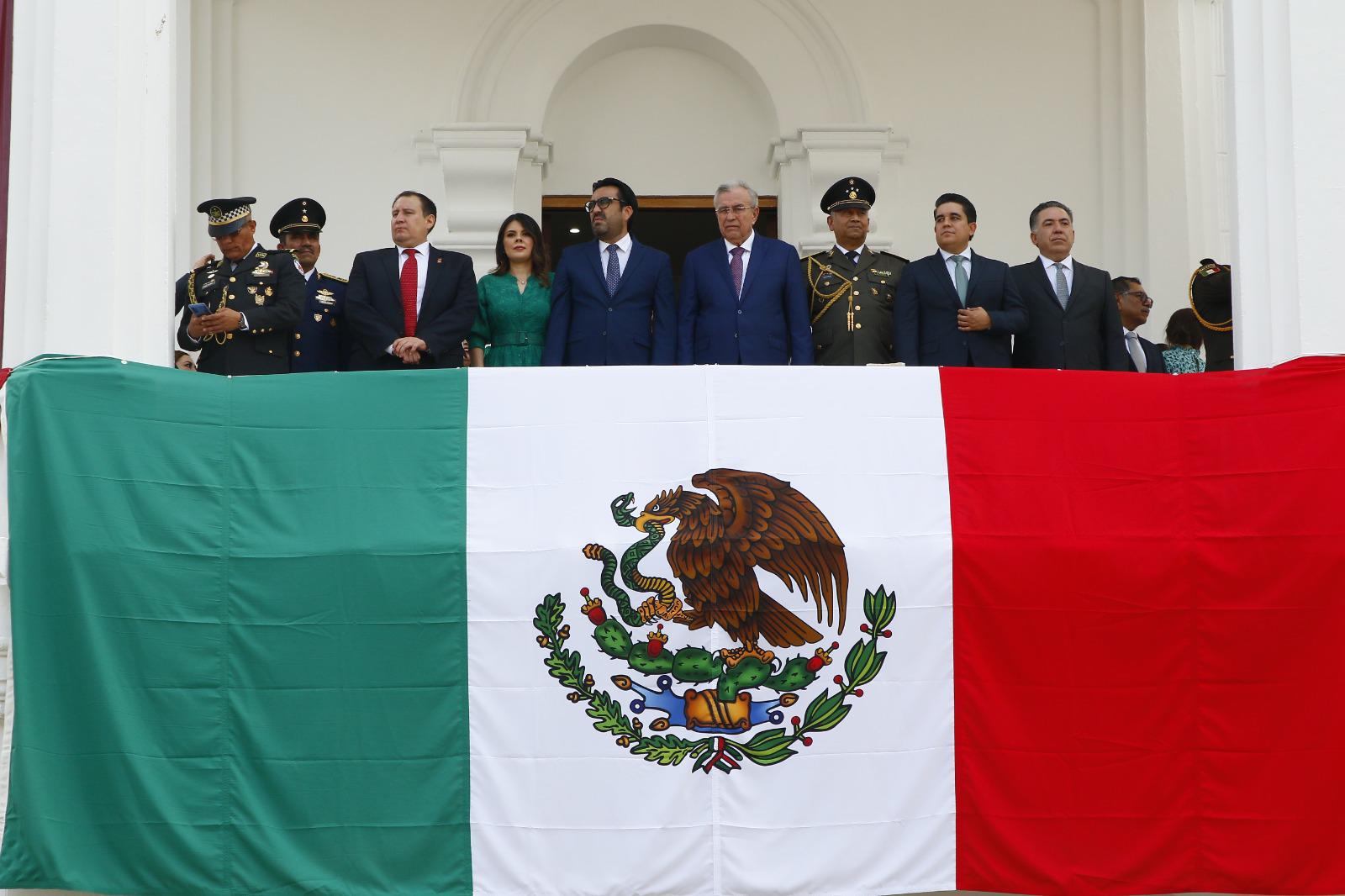 $!Realizan desfile militar en Culiacán por la Independencia de México