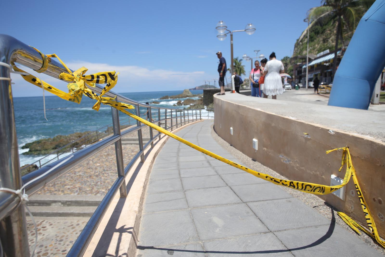 $!Se mantiene cerrado el acceso a bañistas en la Carpa Olivera por sexto día consecutivo