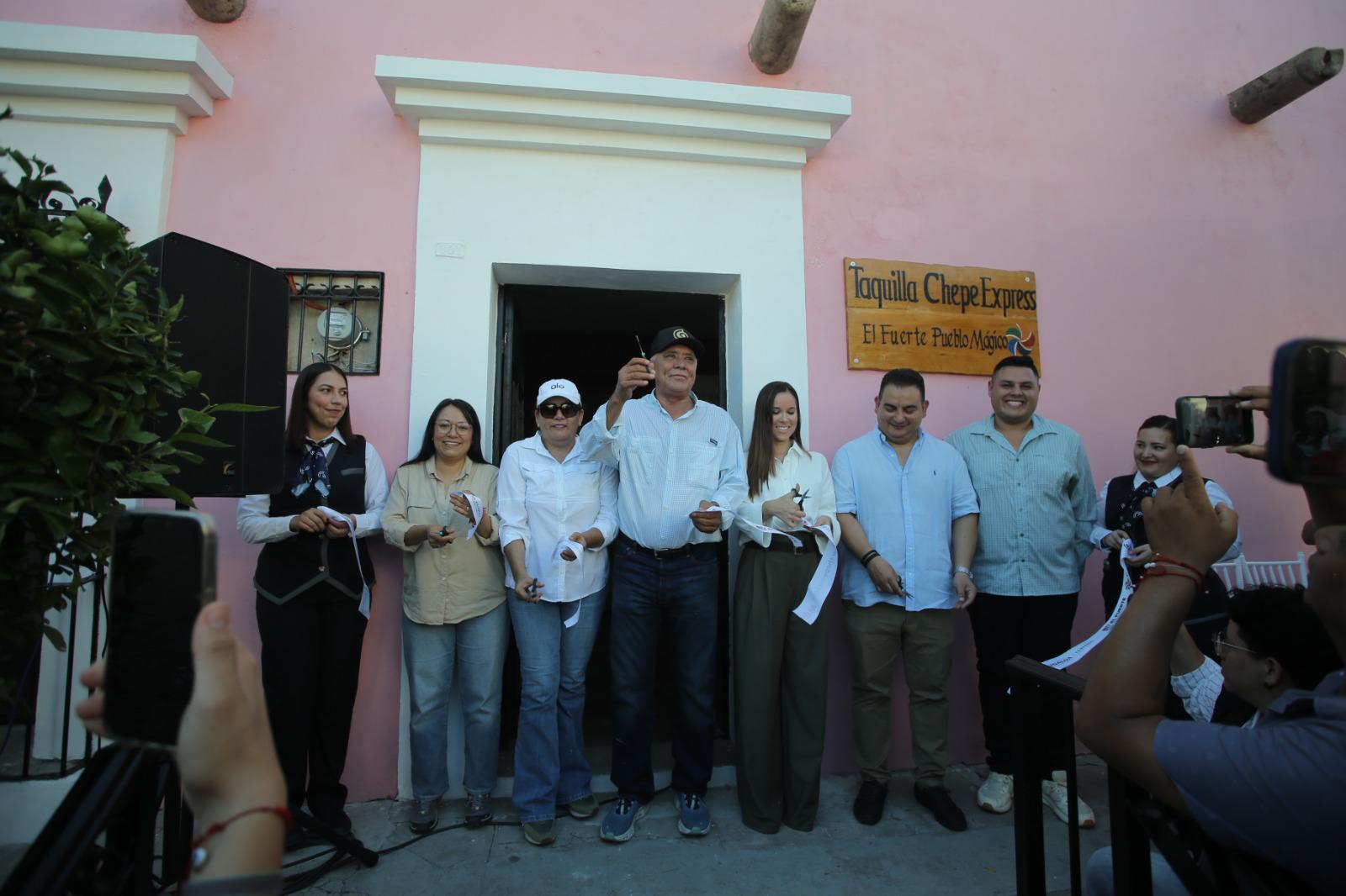 $!Inauguran nueva taquilla del Tren Chepe Express en El Fuerte