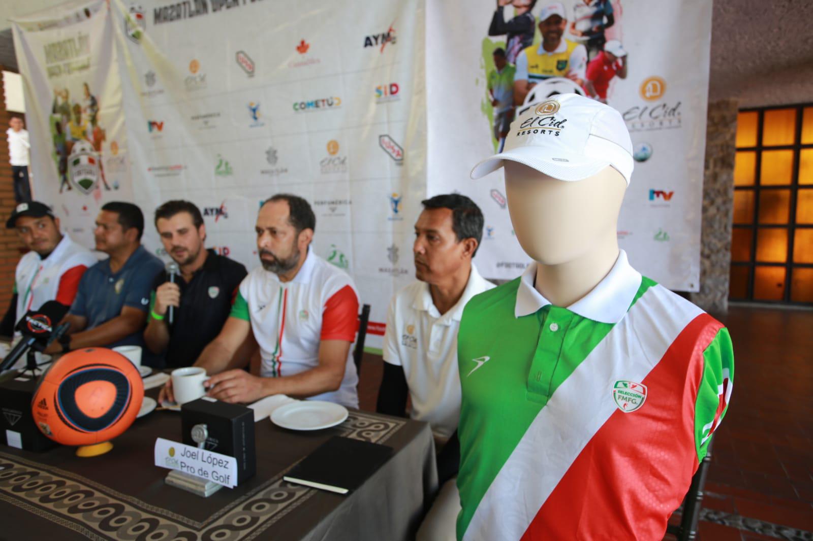 $!Destapan uniformes de México en Mazatlán Open Foot Golf 2023