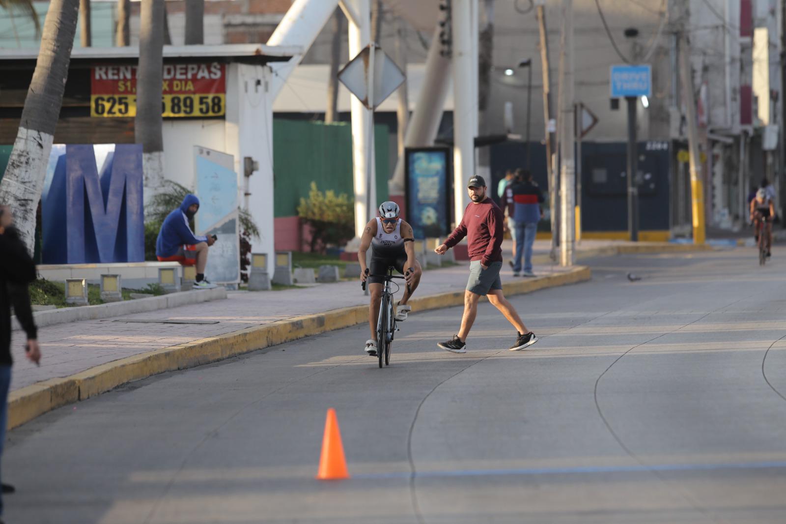$!Impone condiciones Mazatlán en estatal de triatlón, en Juegos Conade