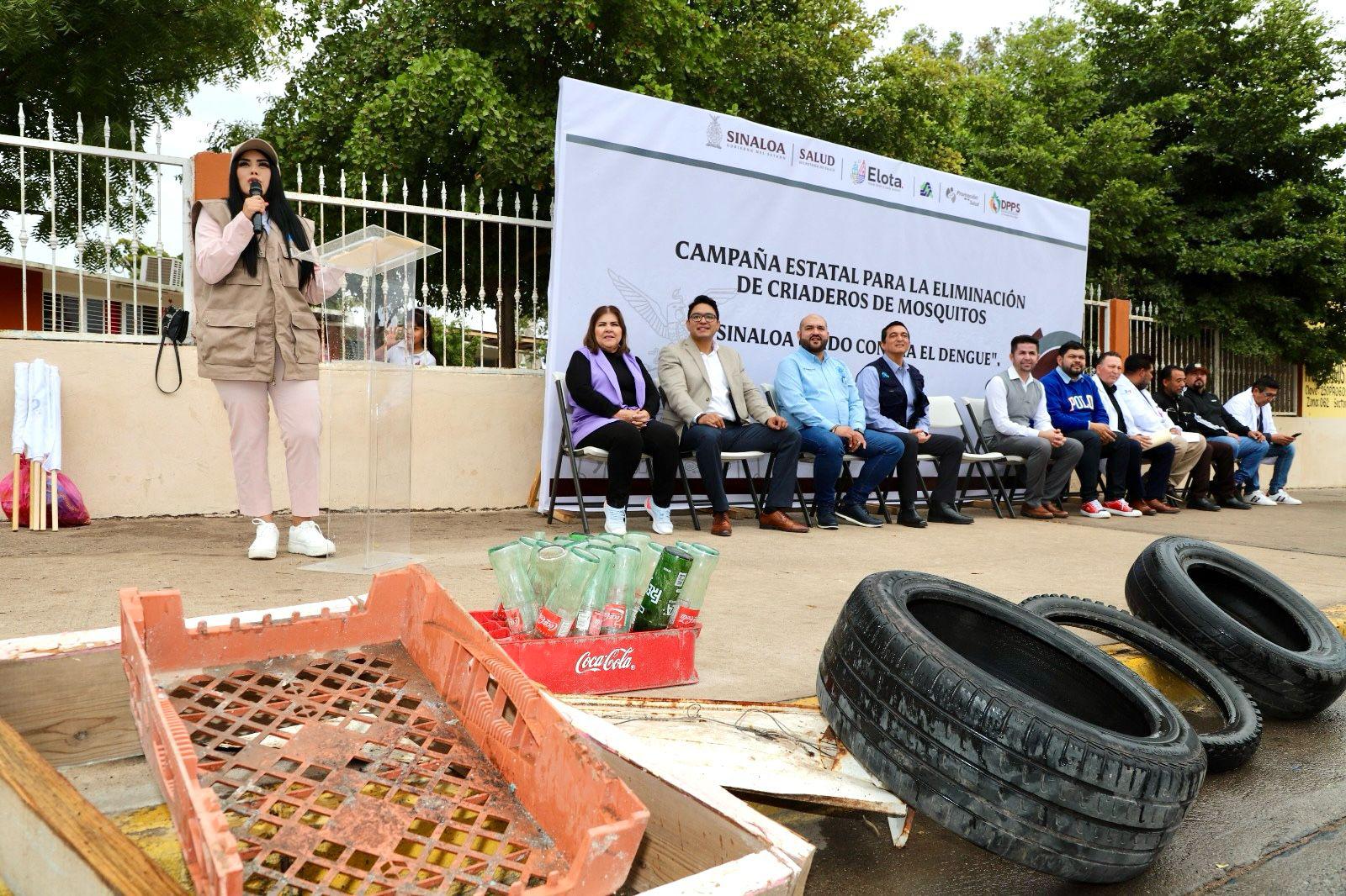 $!Lanzan campaña en Elota para eliminar el dengue, zika y chikungunya