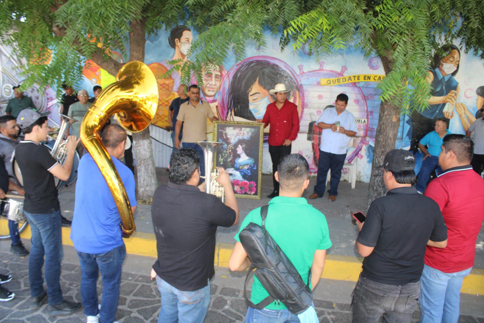 $!Músicos de Rosario celebran a Santa Cecilia con procesión y misa; le piden que haya trabajo