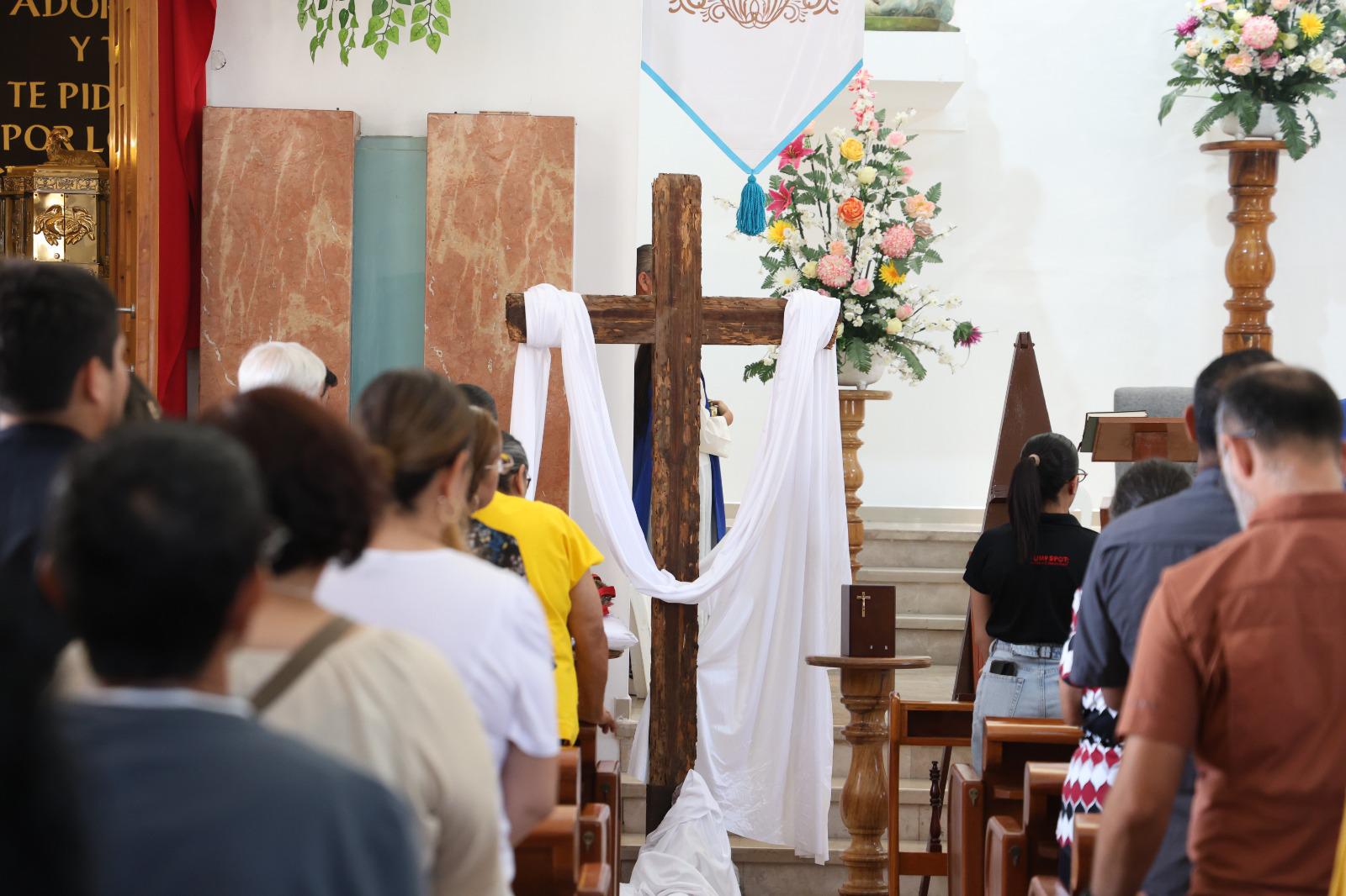 $!Celebra Parroquia de ‘Nuestra Señora de Fátima’ emotiva misa de exaltación a la Santa Cruz