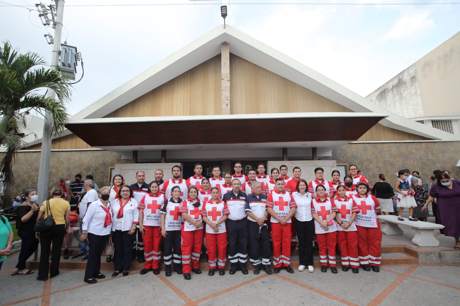 $!En Mazatlán, con misa dan gracias a socorristas de la Cruz Roja