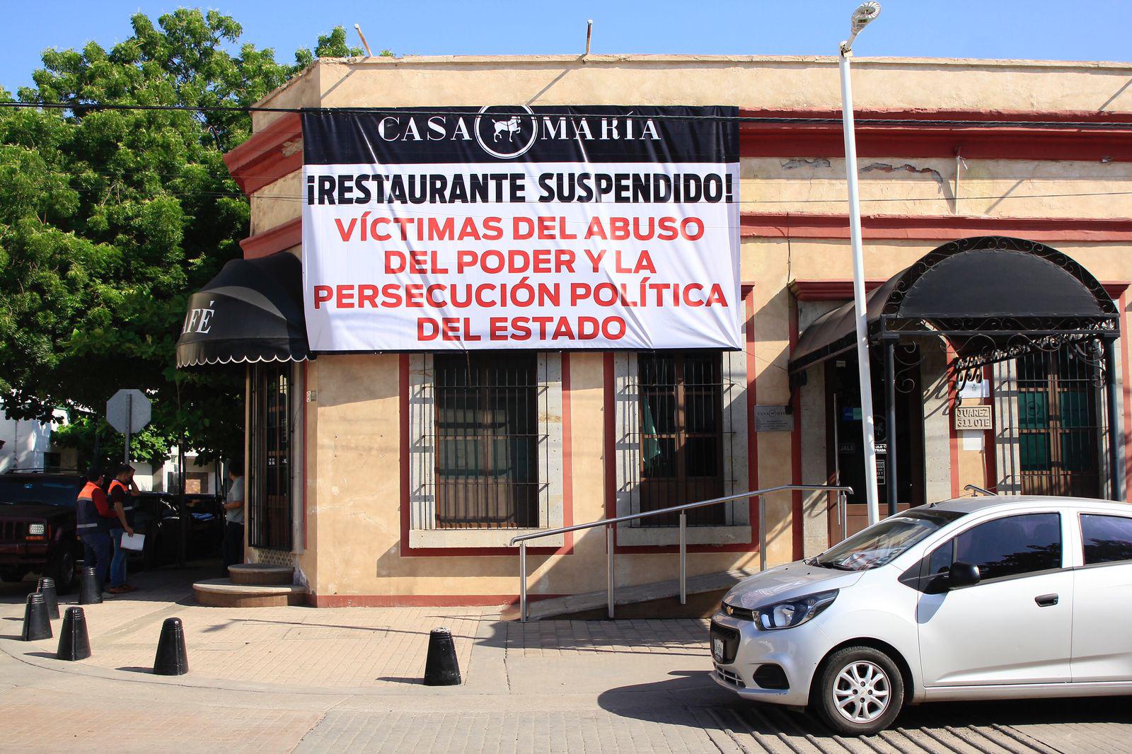 $!Confirma Coepriss la suspensión de dos restaurantes de la familia de Cuén