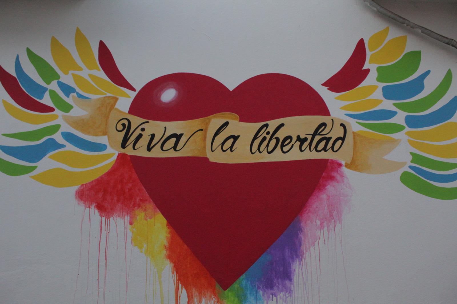 $!Develan mural de la diversidad en Rosario