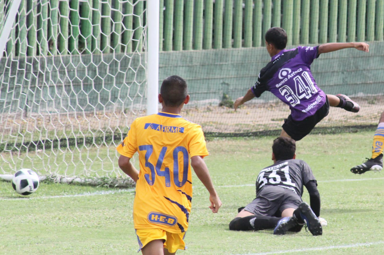 $!Mazatlán FC y Tigres se reparten puntos en las categorías Sub 14 y Sub 16
