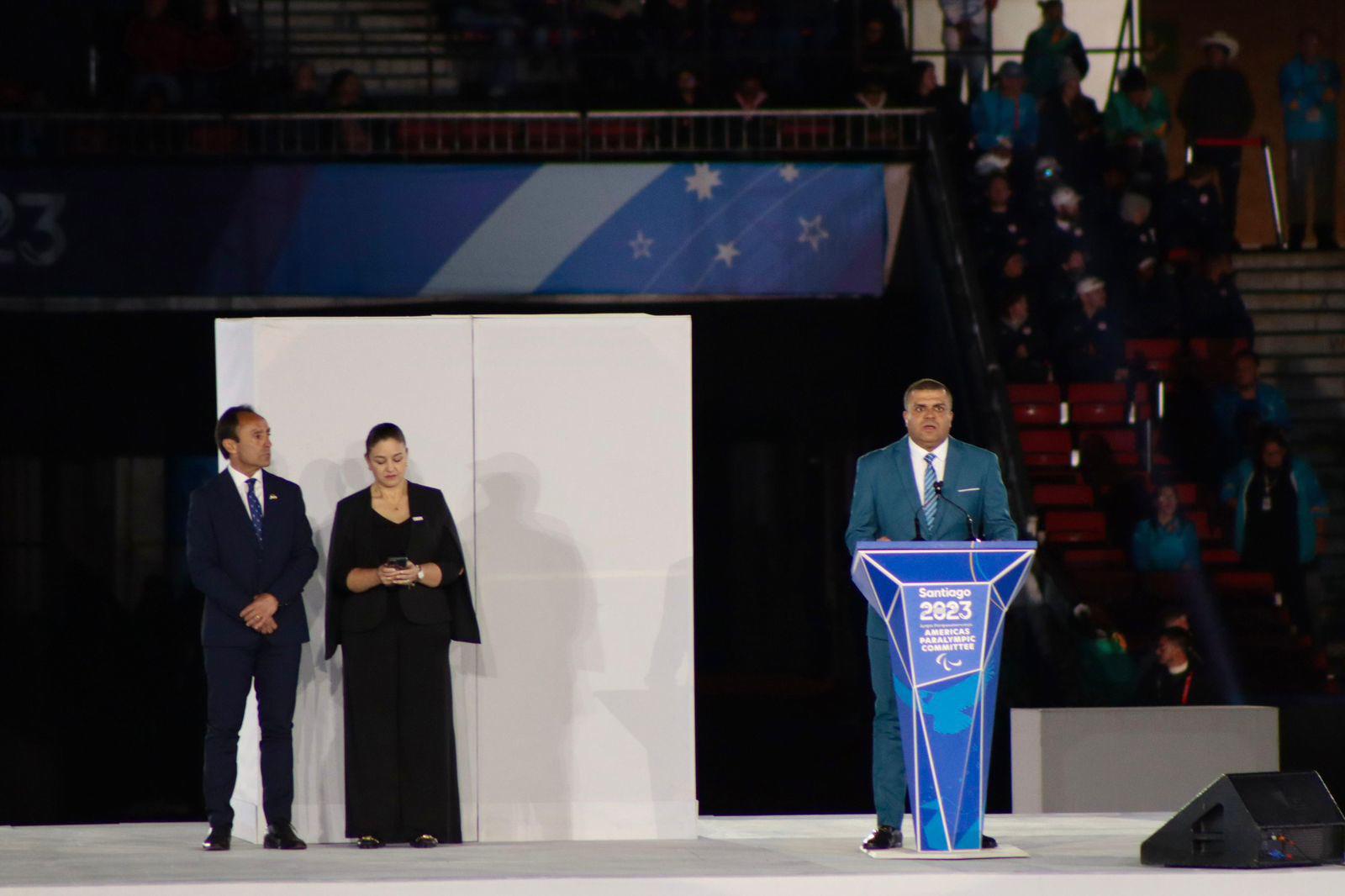 $!Delegación mexicana alegra el Estadio Nacional durante inauguración de los Parapanamericanos