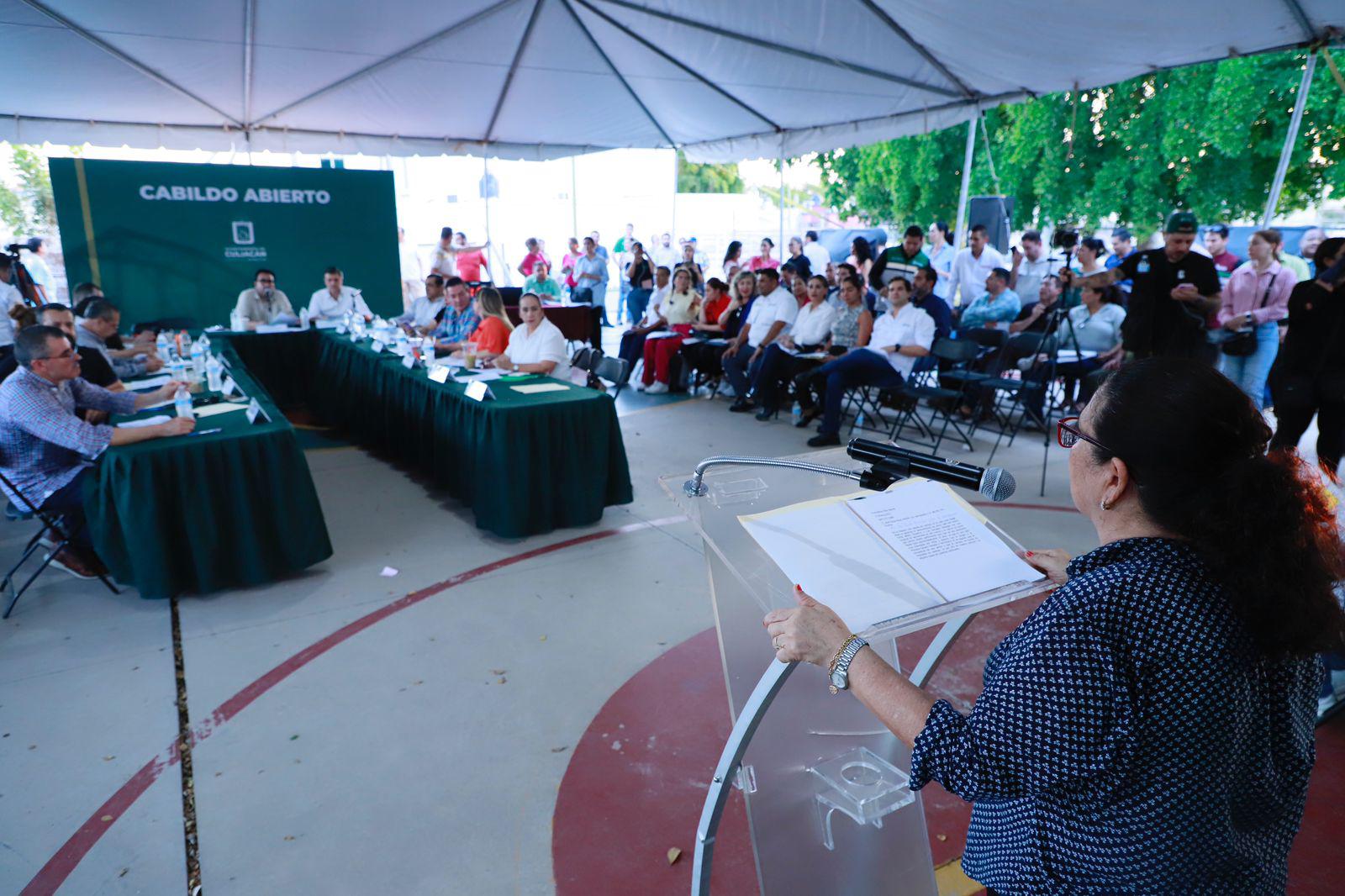 $!Realizan Sexta Sesión de Cabildo Abierto en fraccionamiento Terranova en Culiacán