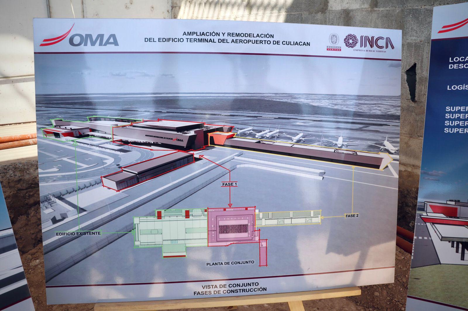 $!Al 30% obras de remodelación del Aeropuerto Internacional de Culiacán: Sectur
