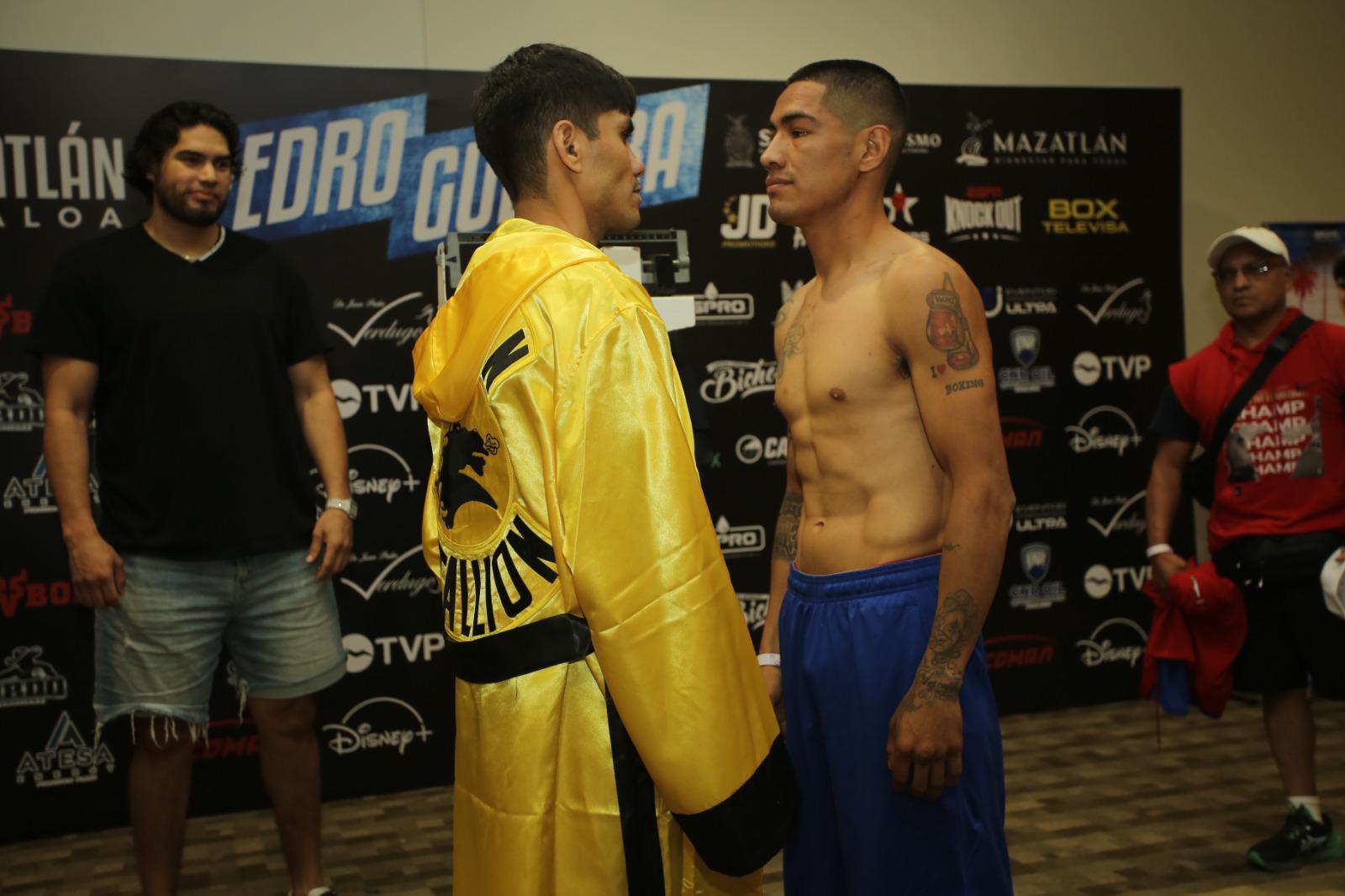 $!Cumplen pugilistas con el peso para velada de este viernes en Mazatlán