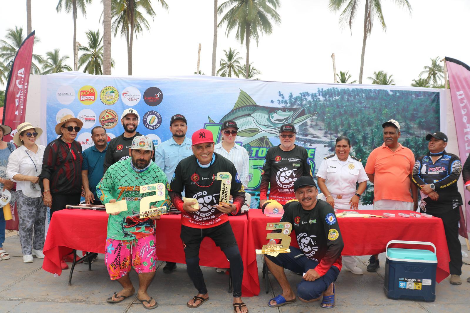 $!Escuinapa impulsa turismo alternativo con exitosos torneos de pesca y kayakismo en Teacapán