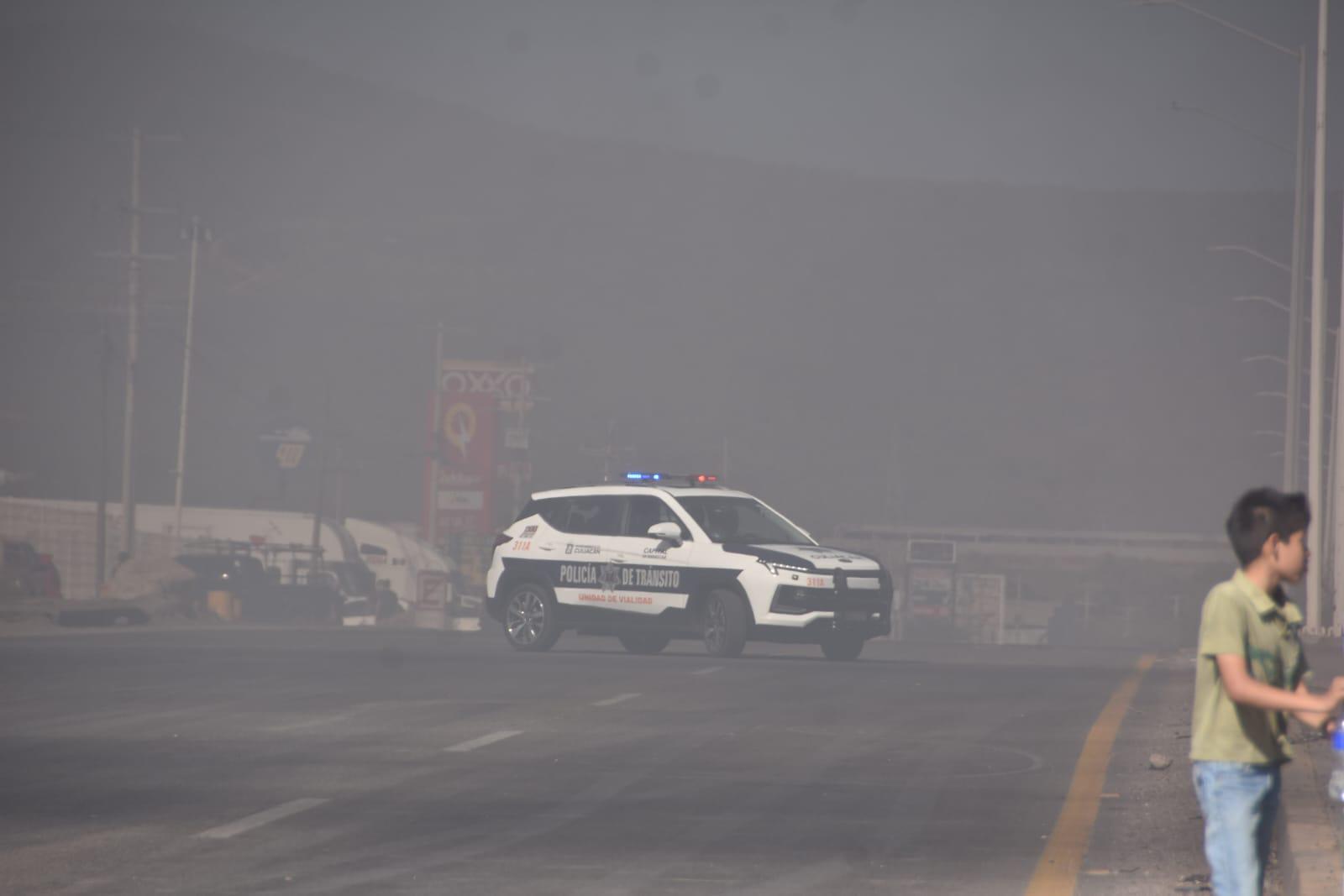 $!Estaba la lumbre alta, había una nube completamente negra, que no se miraba: bombero