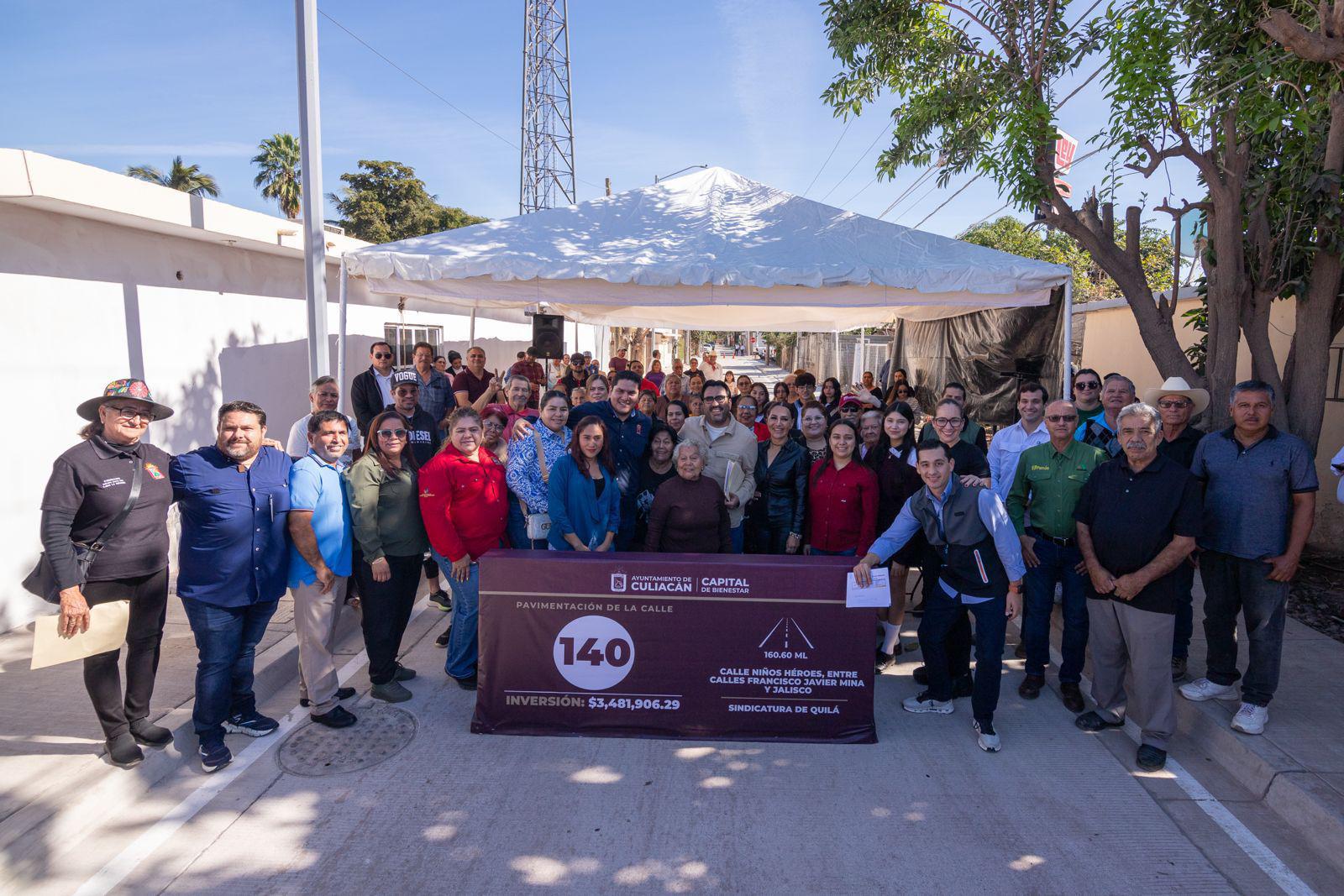 $!Alcalde de Culiacán entrega obras y anuncia nuevos proyectos para 2026 en su primera gira en sindicatura de Quilá