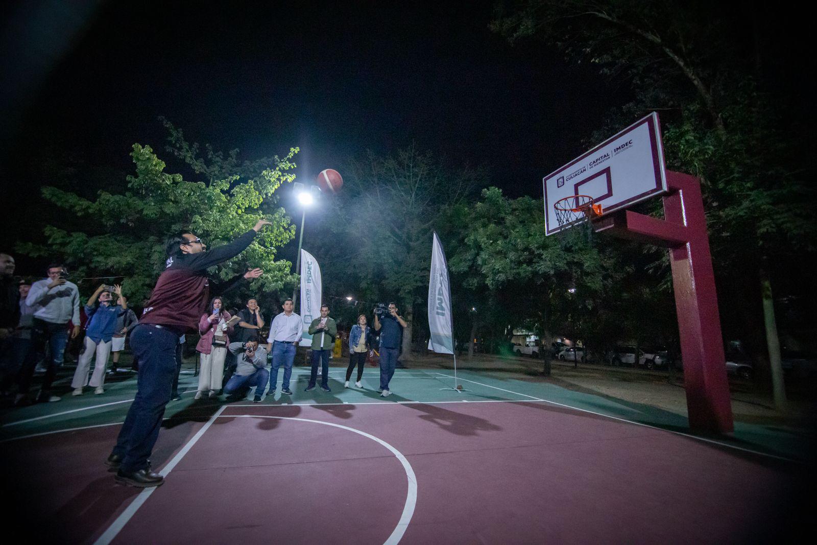 $!Entregan cancha deportiva totalmente rehabilitada en La Campiña