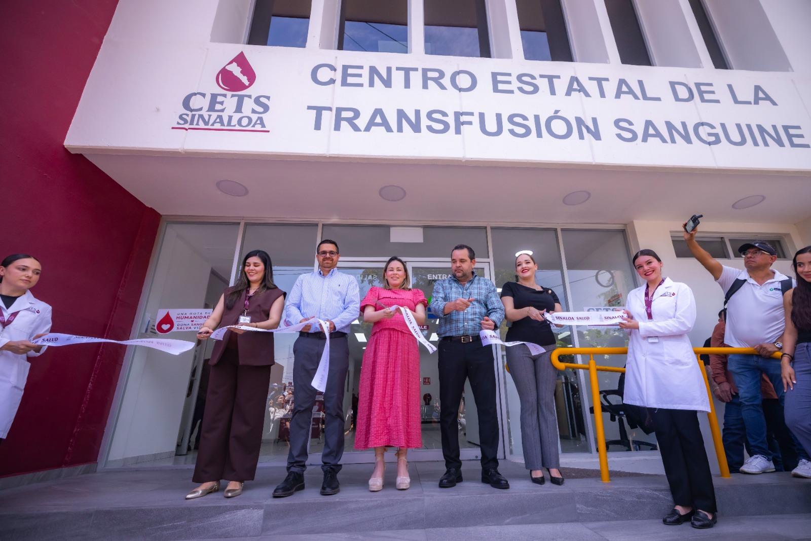 $!Inauguran el primer Centro Estatal de Transfusión Sanguínea en Sinaloa
