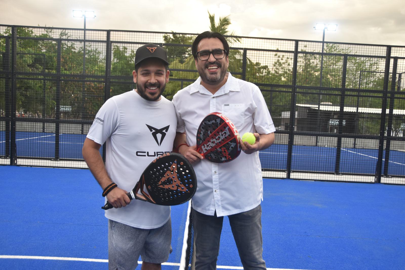 $!Inaugura Ayuntamiento de Culiacán canchas de pádel por un costo de $5 millones