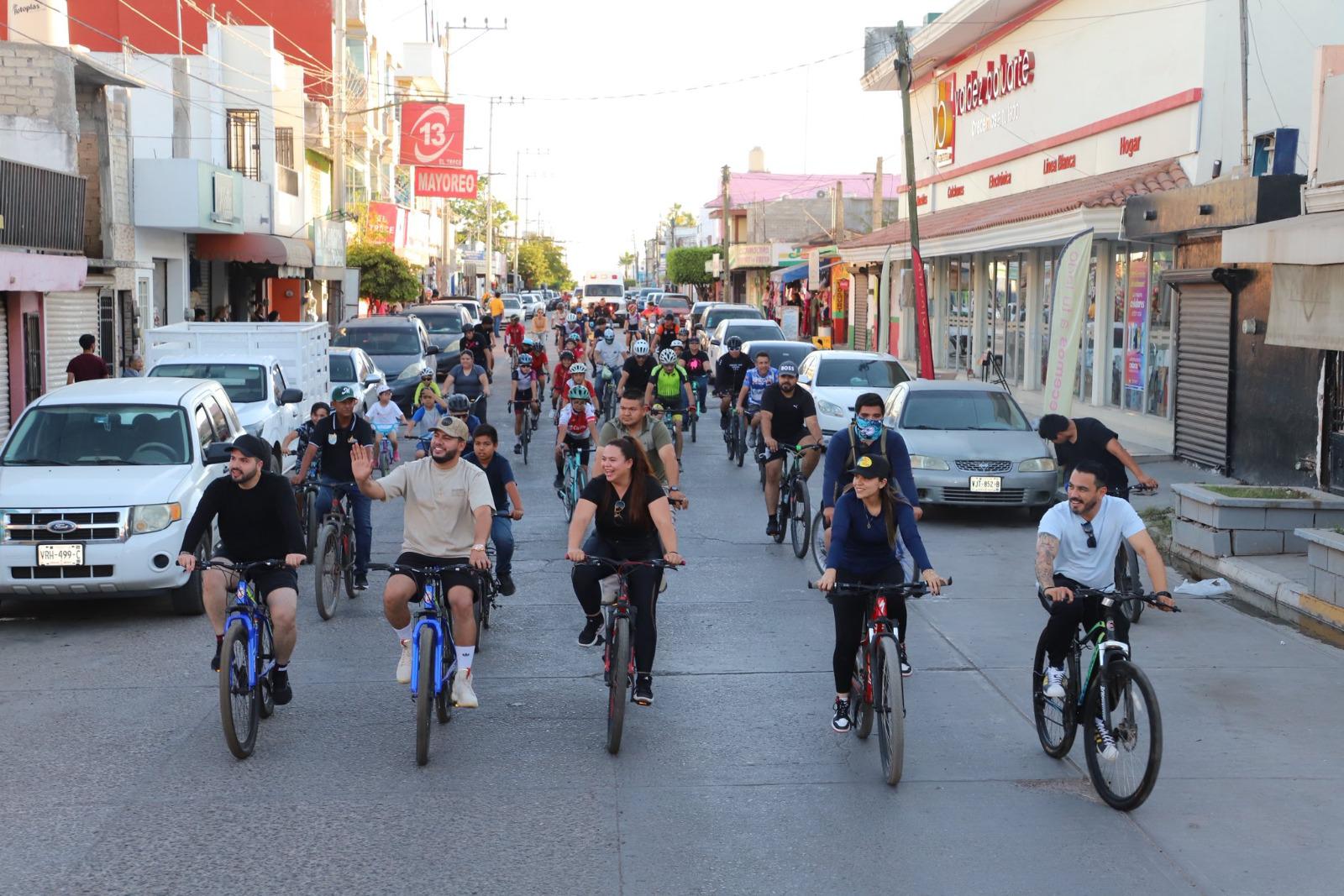 $!Realizan rodada para conmemorar el Día Mundial de la Bicicleta, en Elota