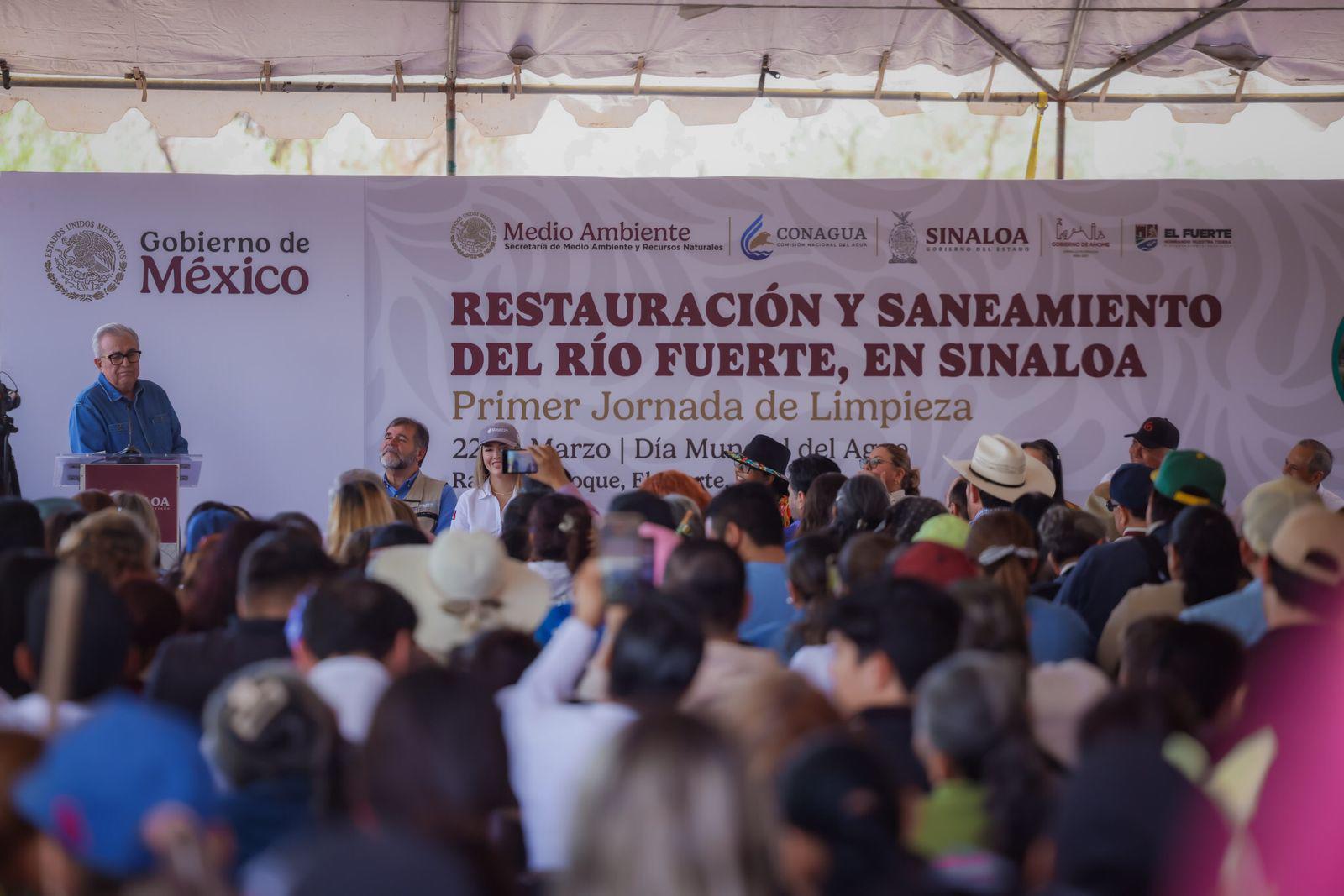 $!El agua para el consumo humano, la prioridad número uno en Sinaloa: Rocha Moya