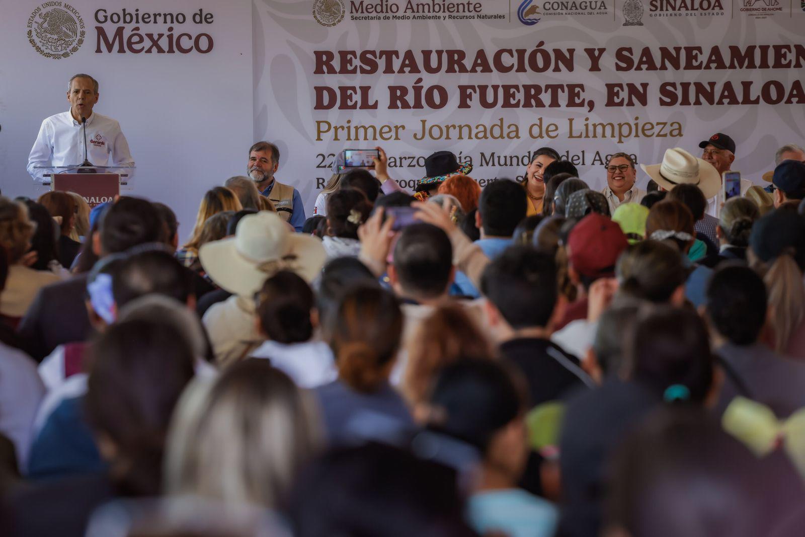 $!El agua para el consumo humano, la prioridad número uno en Sinaloa: Rocha Moya