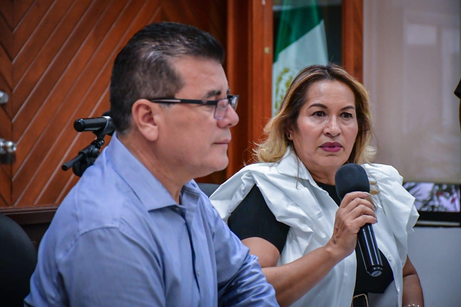 $!Se reúnen policías jubilados y viudas con autoridades municipales, en Mazatlán