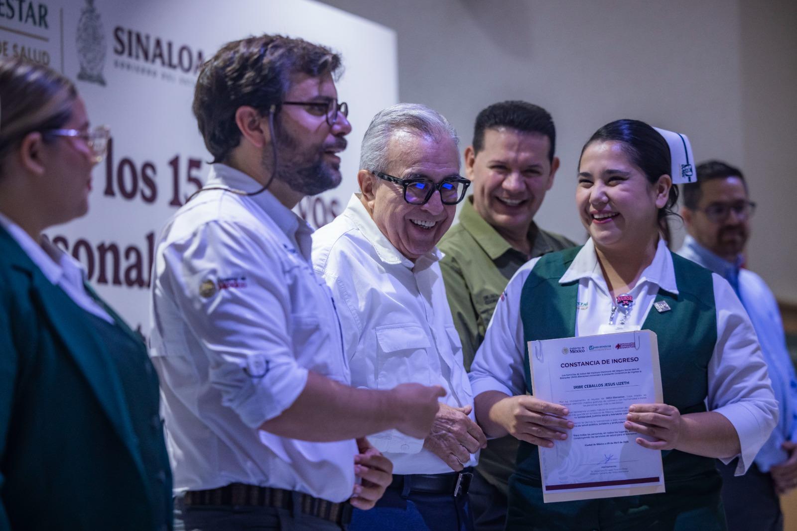 $!Incorporan a 154 nuevos especialistas y personal de enfermería a IMSS-Bienestar en Sinaloa