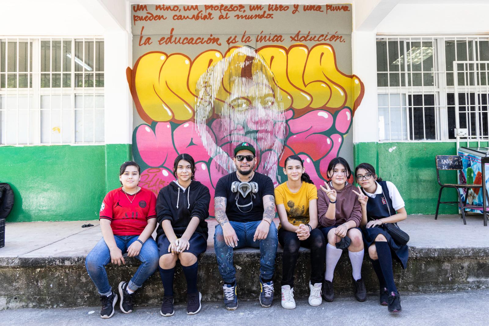 $!Estudiantes de secundaria en Culiacán dejan su legado en murales