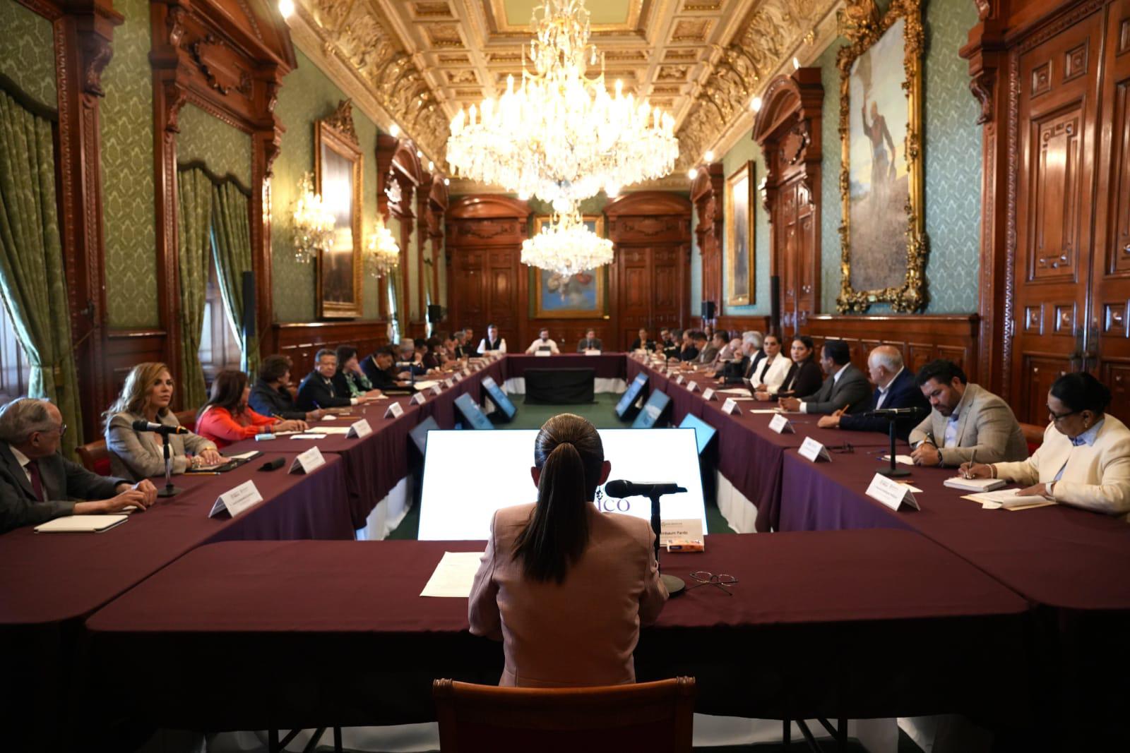 $!Se reúnen Rocha y gobernadores con Sheinbaum por abasto de medicinas en programa IMSS-Bienestar