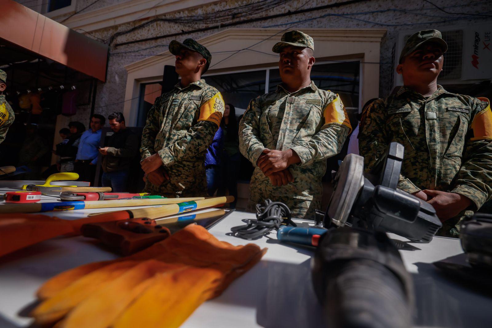 $!Acude Rocha Moya a La Cruz en medio de un fuerte operativo de seguridad