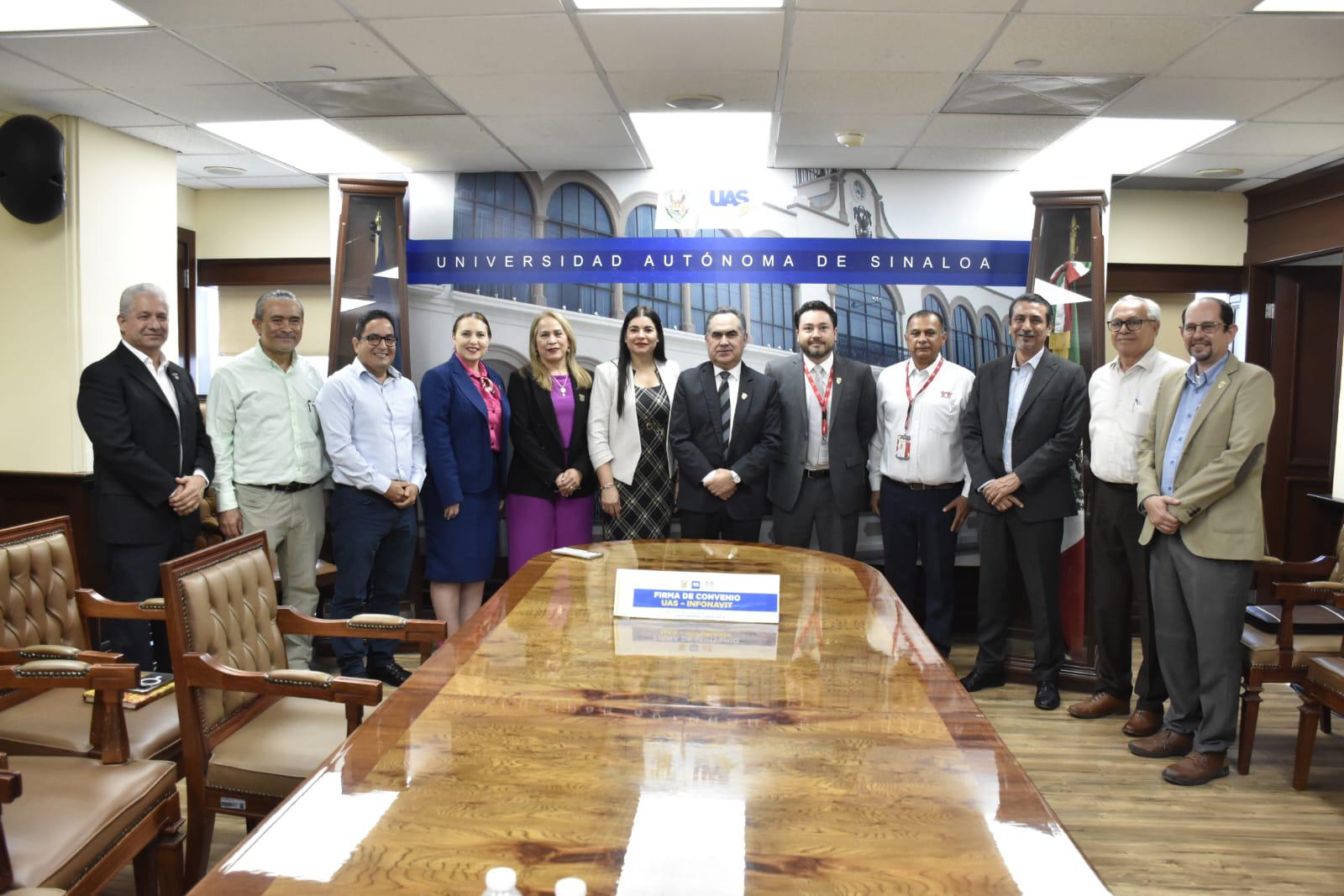 $!UAS e Infonavit pactan convenio de regularización; garantizan vivienda a trabajadores universitarios