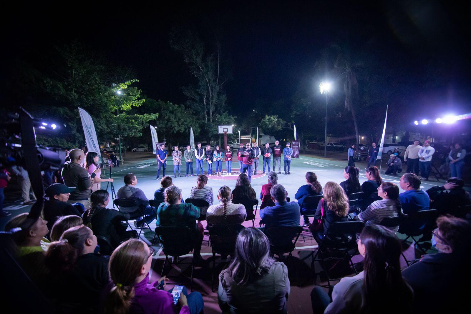 $!Entregan cancha deportiva totalmente rehabilitada en La Campiña